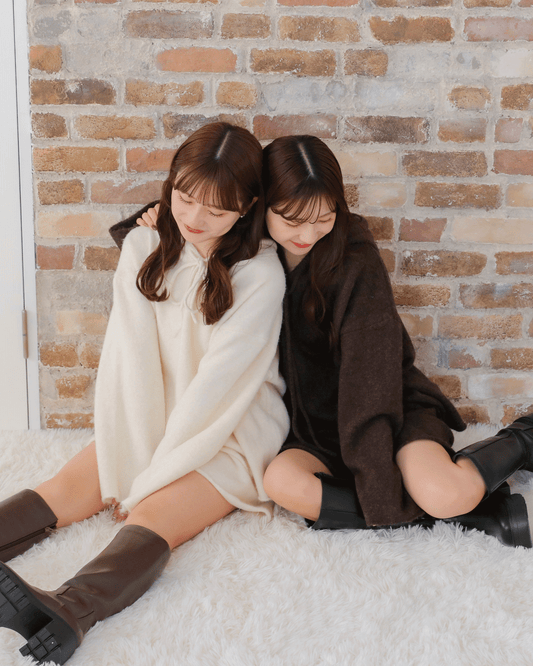 Soft Knit Hoodie Set