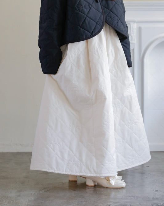 Ribbon quilting 2way one-piece