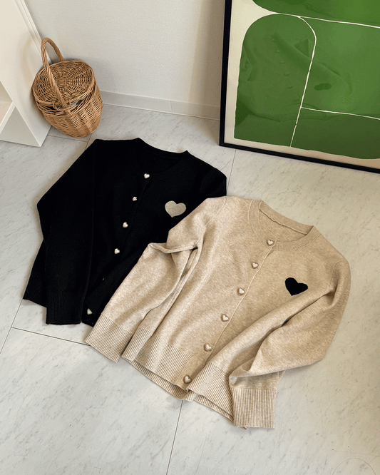 Heart cardigan