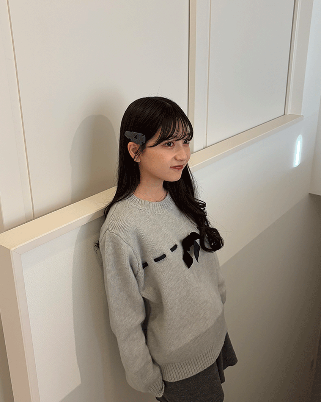 Heart ribbon hairpin