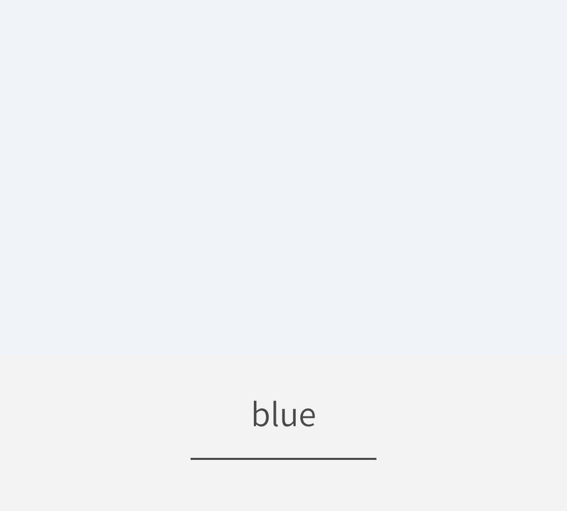 blue items