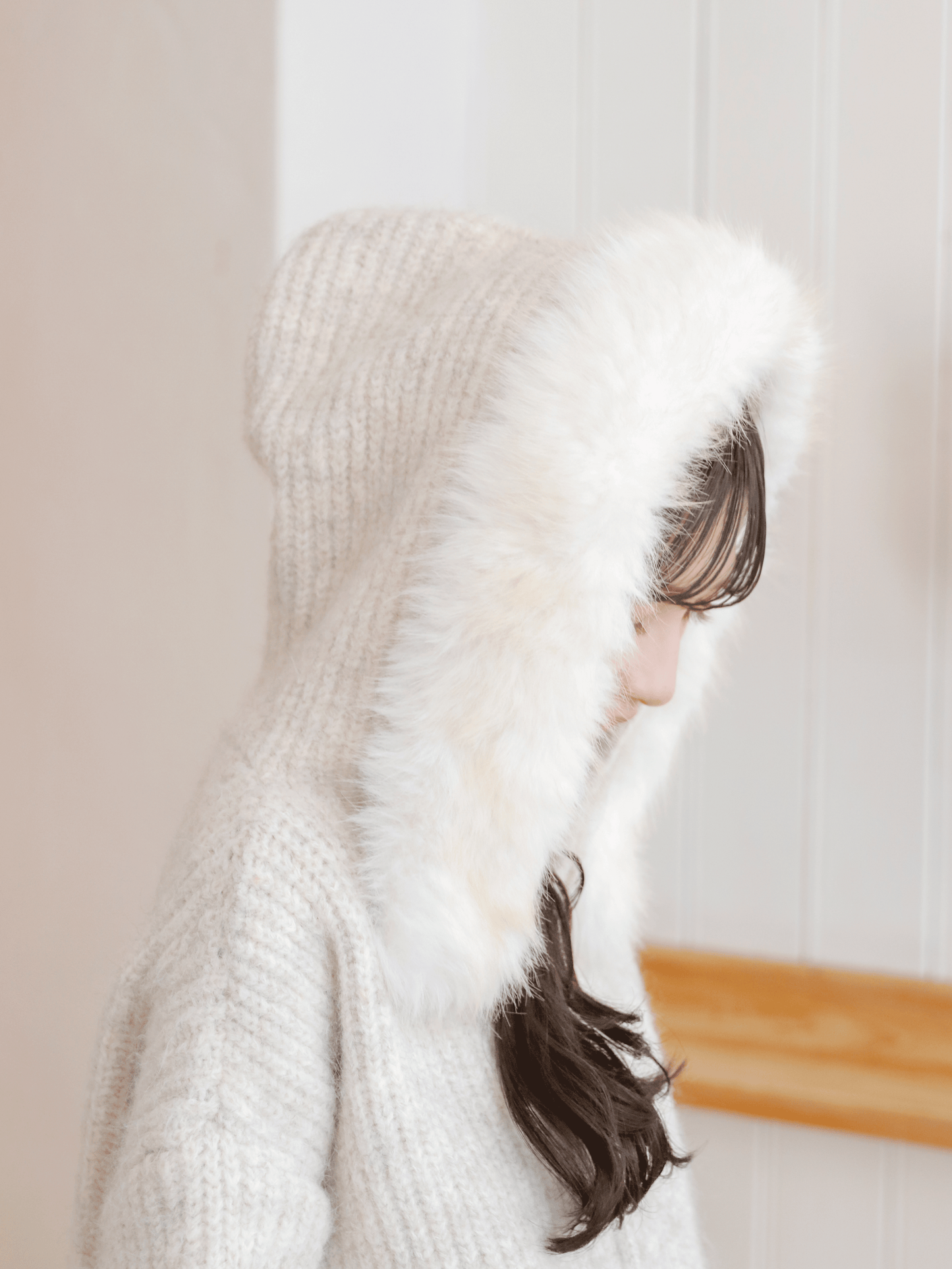 Fluffy Hoodie Knit