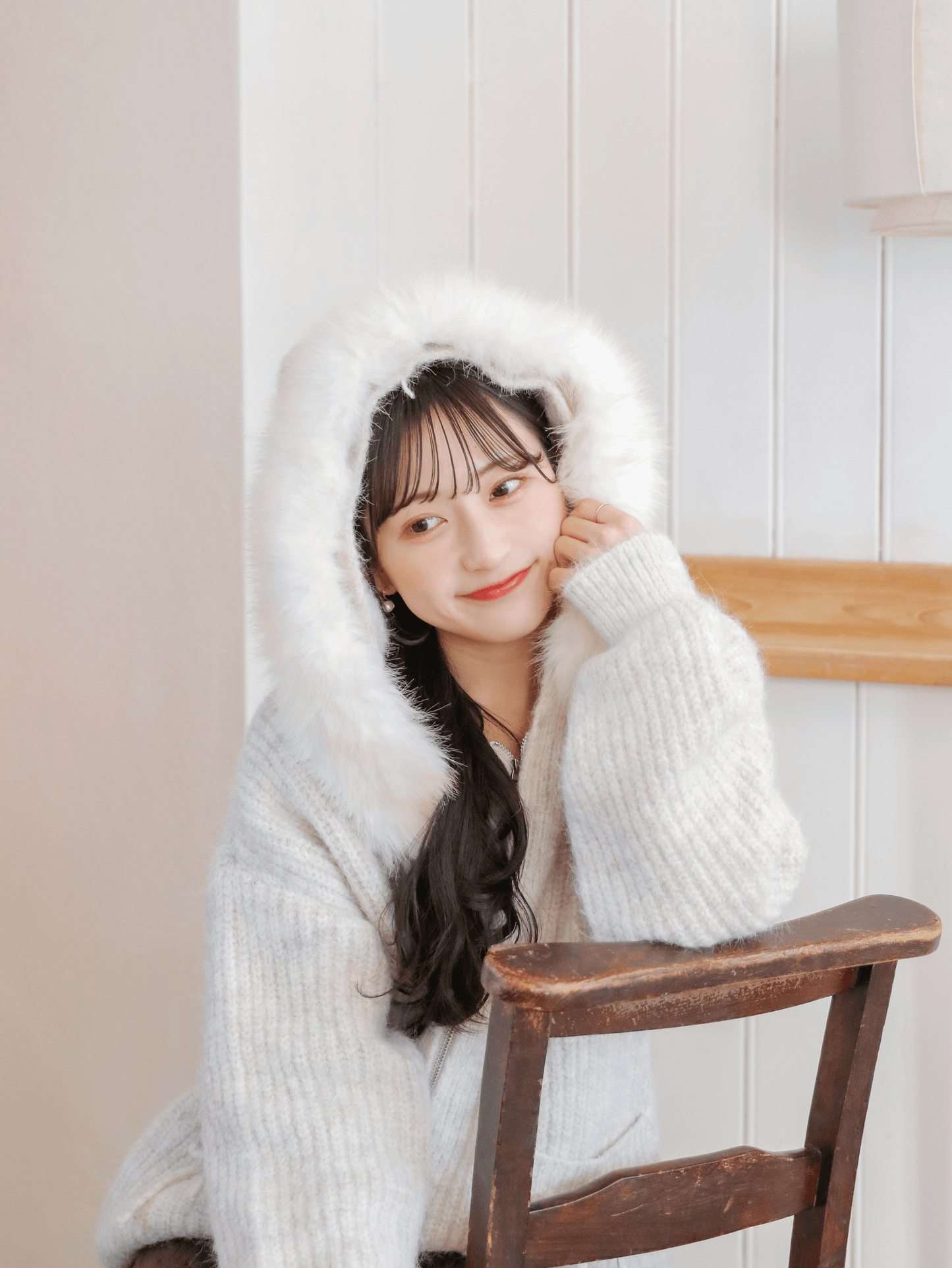 Fluffy Hoodie Knit