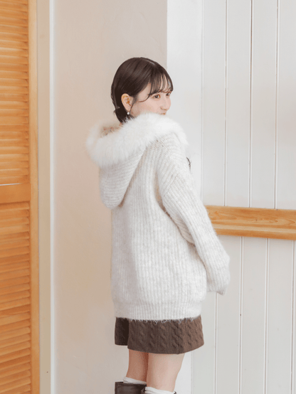 Fluffy Hoodie Knit