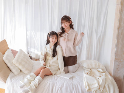 Ponpon Knit Skirt