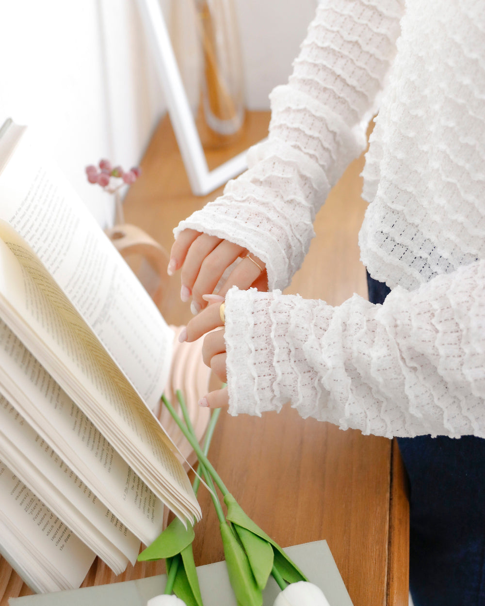 lace cardigan