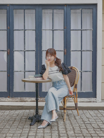 【6/17 20:00 発売】Volume sleeve drawstring tops