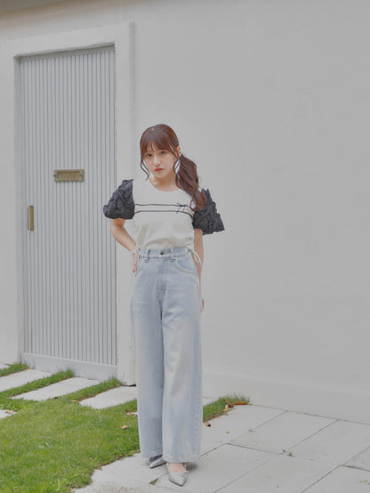 【6/17 20:00 発売】Volume sleeve drawstring tops