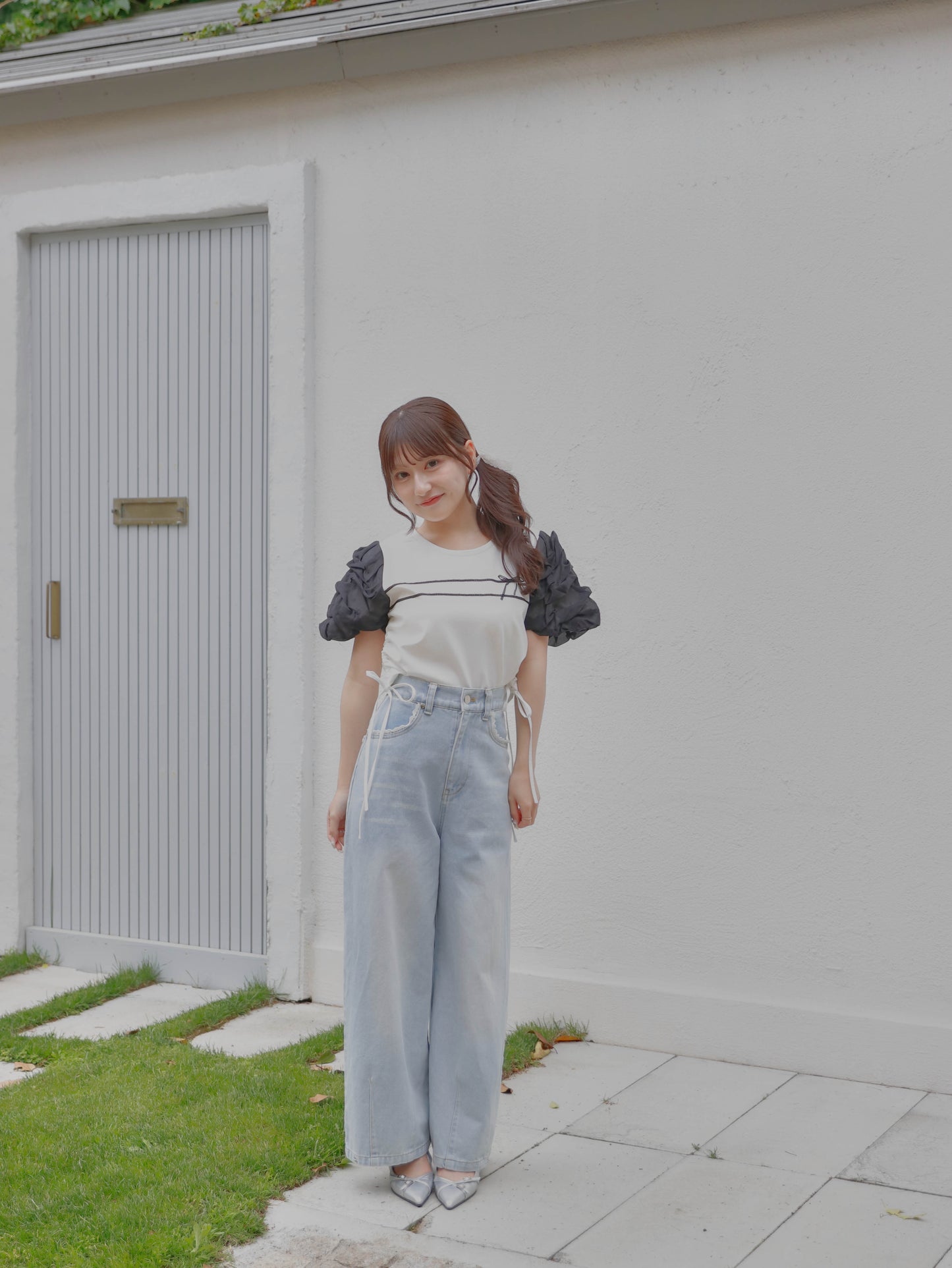 【6/17 20:00 発売】Volume sleeve drawstring tops