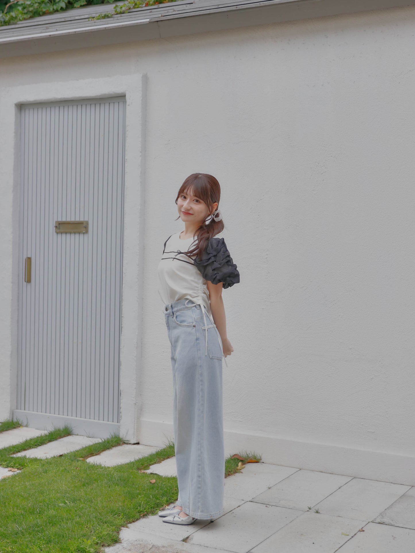 【6/17 20:00 発売】Volume sleeve drawstring tops