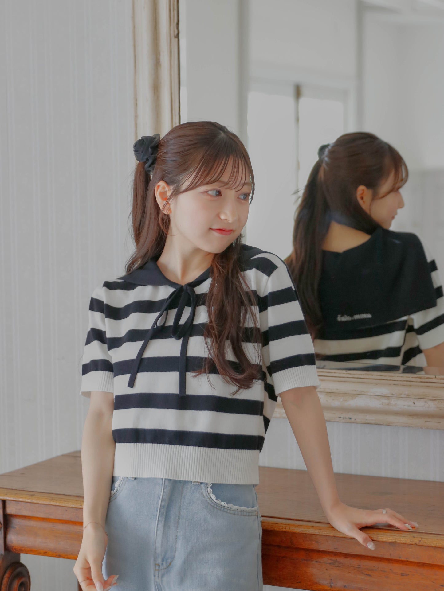 【6/17 20:00 発売】Boder sailor knit