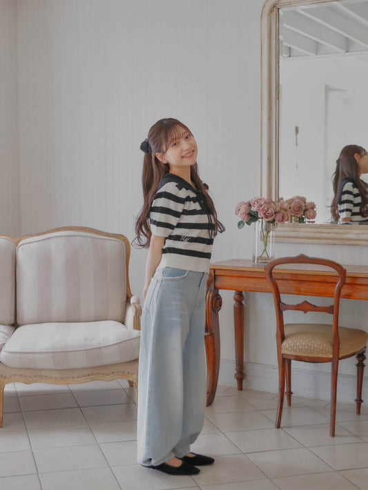 【6/17 20:00 発売】Boder sailor knit