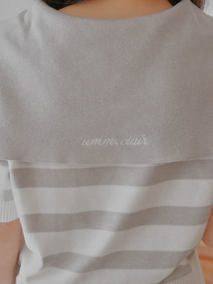 【6/17 20:00 発売】Boder sailor knit