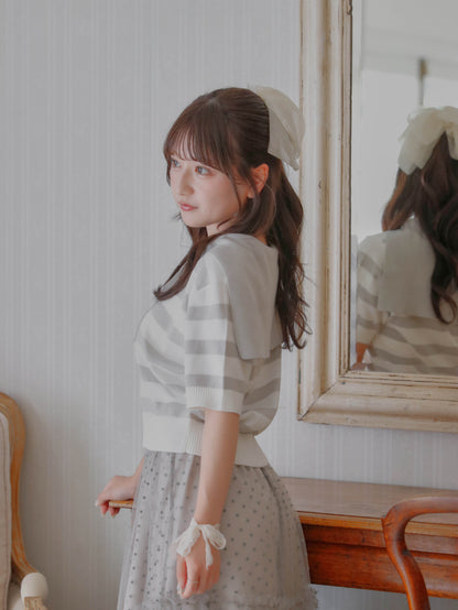 【6/17 20:00 発売】Boder sailor knit