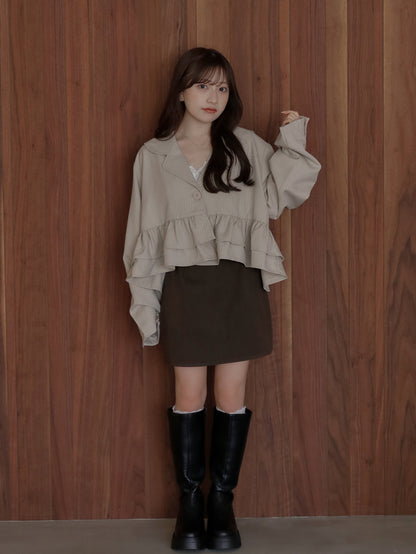 【9/16発売】Frill short jacket