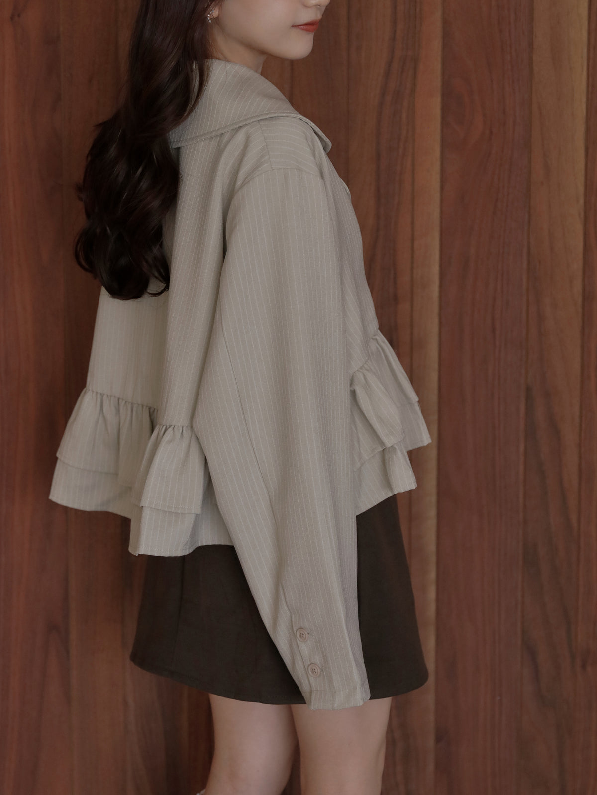 【9/16発売】Frill short jacket