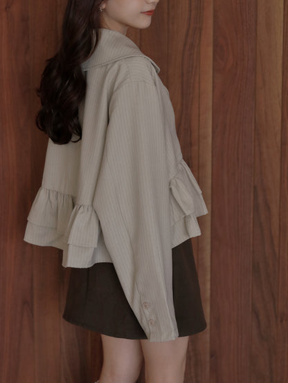 【9/16発売】Frill short jacket