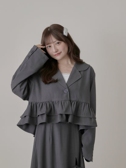 【9/16発売】Frill short jacket