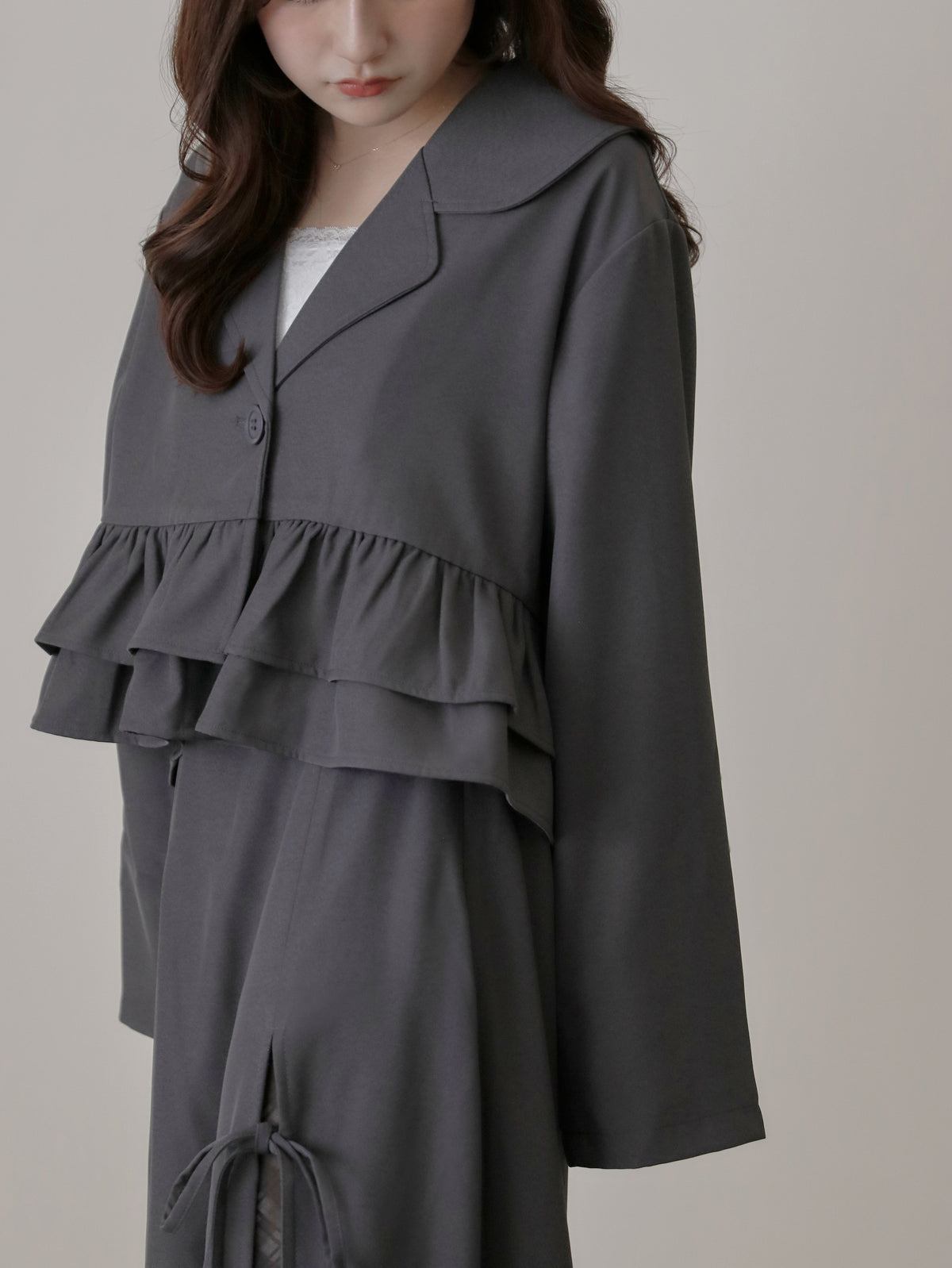 【9/16発売】Frill short jacket