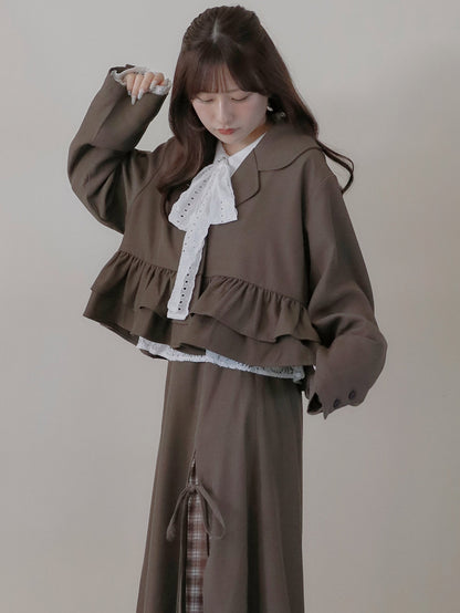 【9/16発売】Frill short jacket
