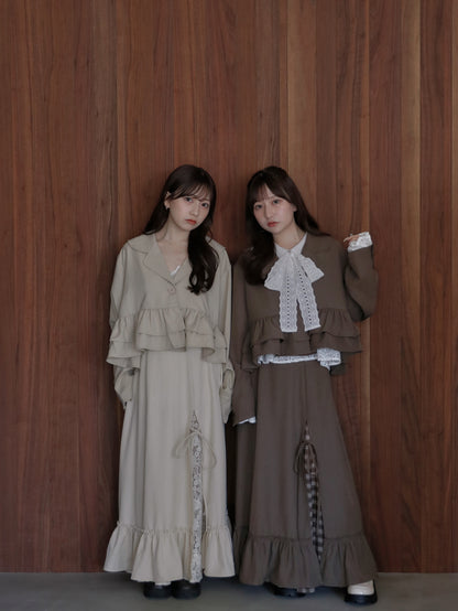【9/16発売】Frill short jacket