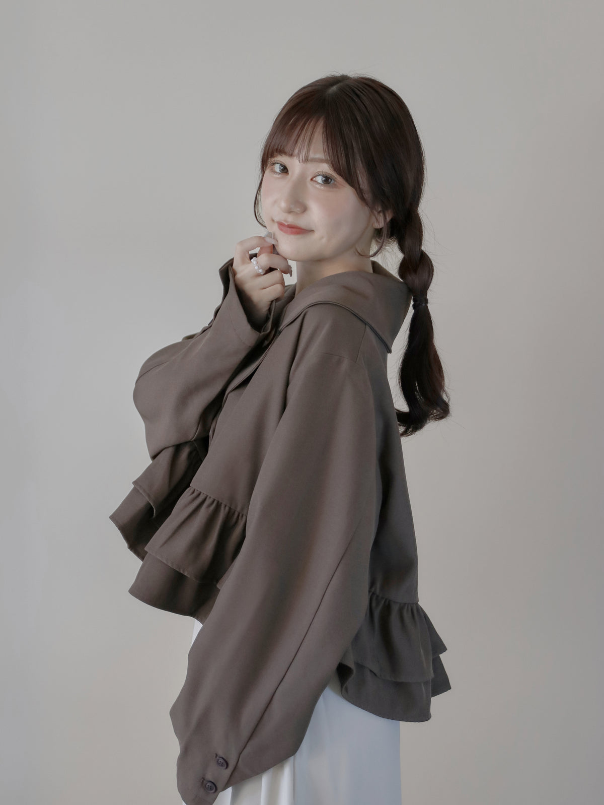 【9/16発売】Frill short jacket