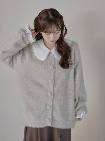 【9/16発売】Lace peplum blouse