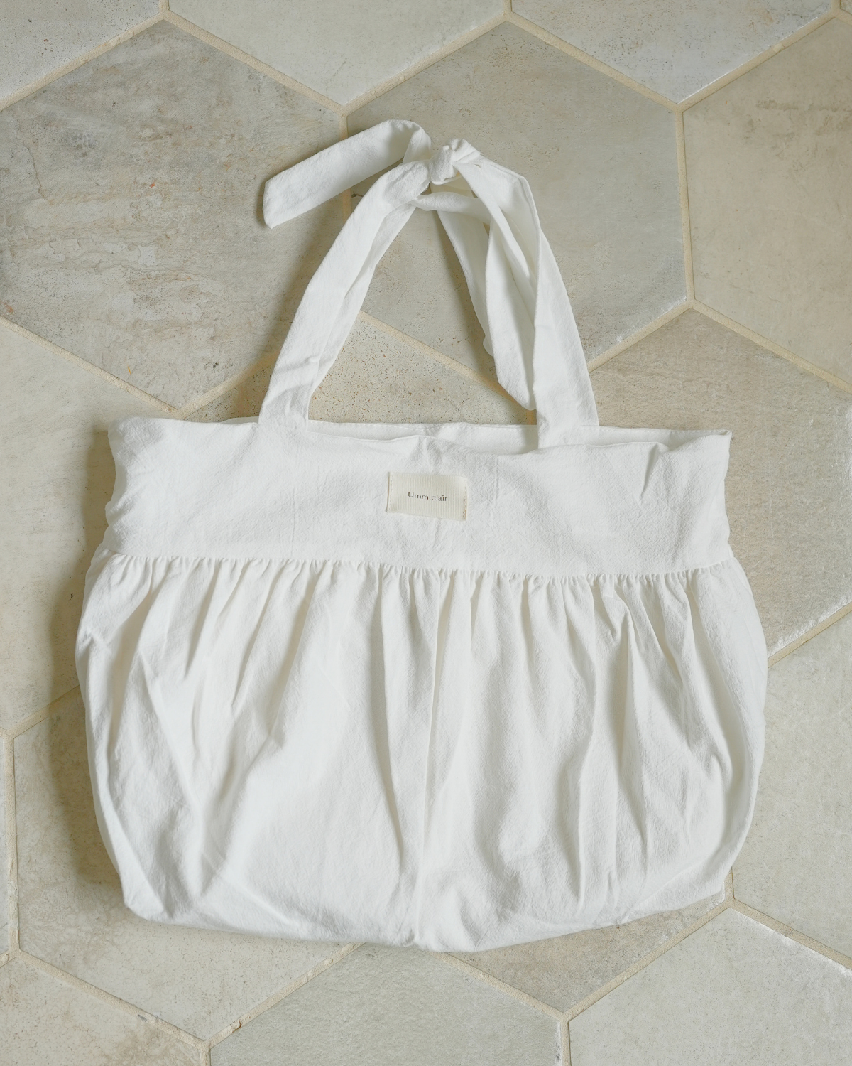 【Re Stock】gathered tote bag