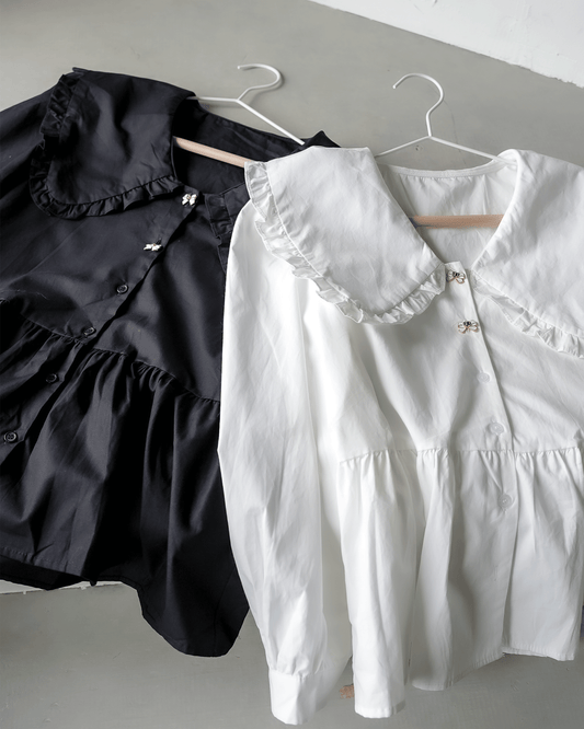 Soft Frill Collar Blouse