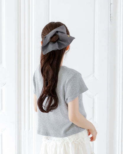 square stripe scrunchie