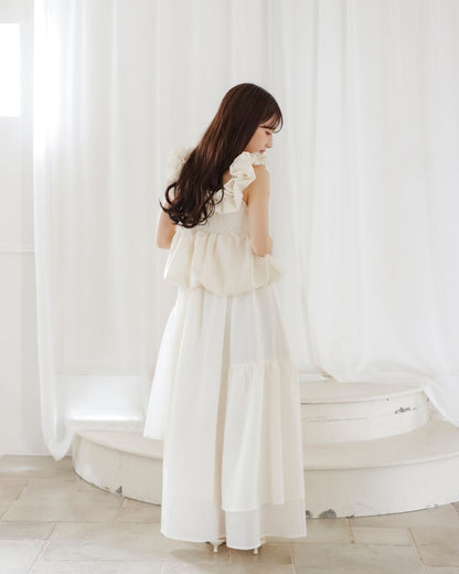 【restock】asimée tiered camisole onepiece