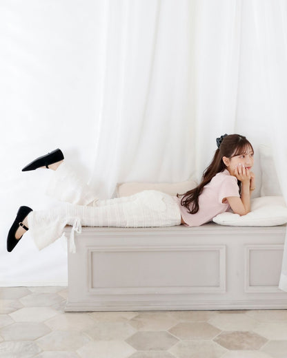 【Re Stock】lace flare pants