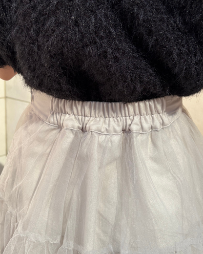 tulle balloon skirt