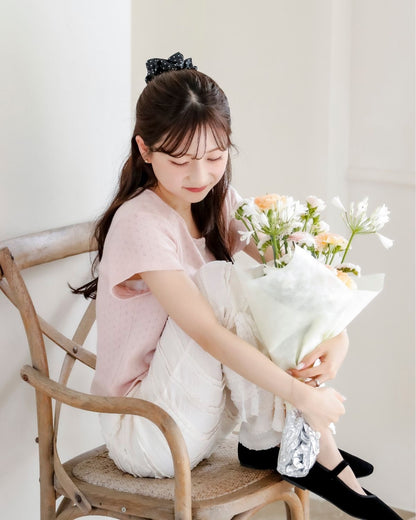 【Re Stock】lace flare pants