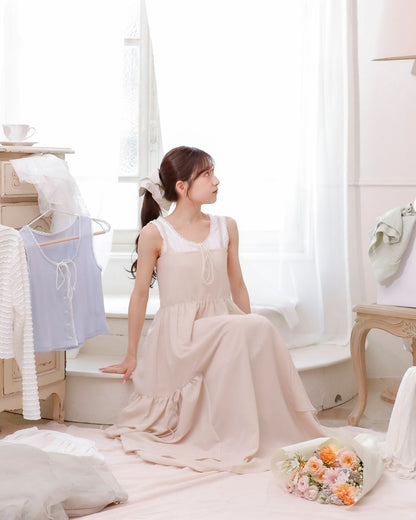 【restock】asimée tiered camisole onepiece