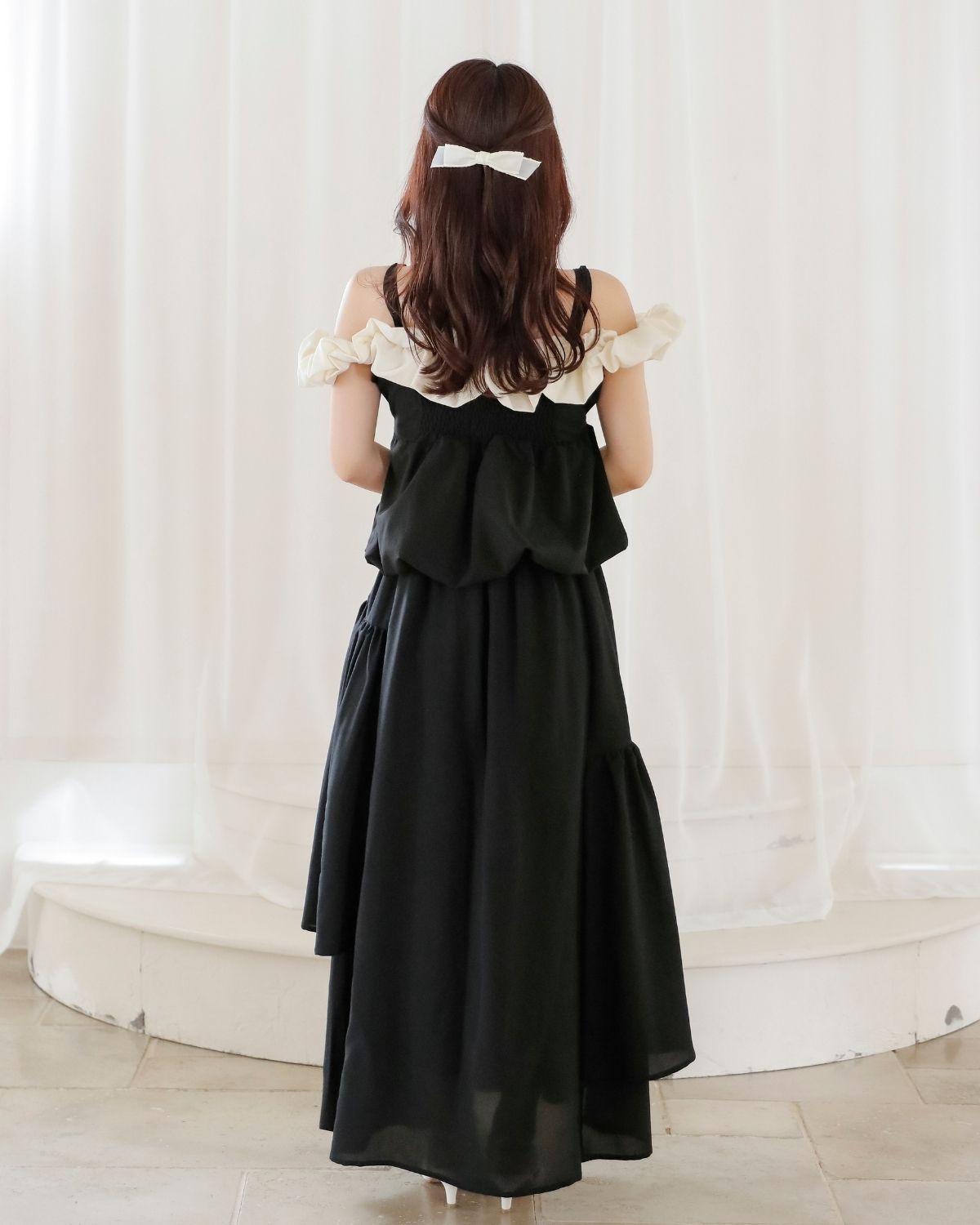 【restock】asimée tiered camisole onepiece