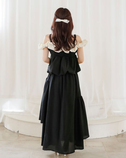 【restock】asimée tiered camisole onepiece