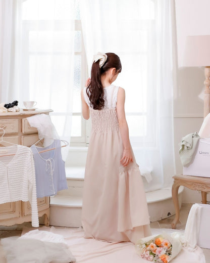 【restock】asimée tiered camisole onepiece