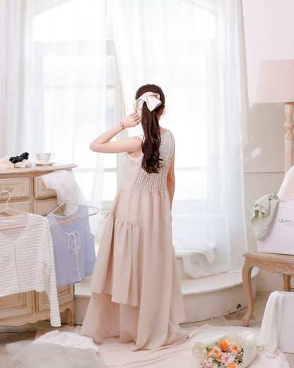 【restock】asimée tiered camisole onepiece
