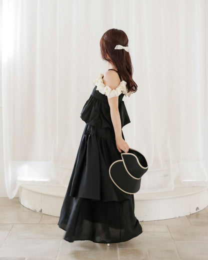 【restock】asimée tiered camisole onepiece