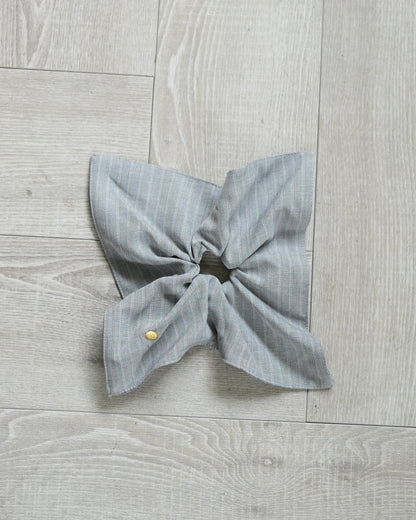 square stripe scrunchie