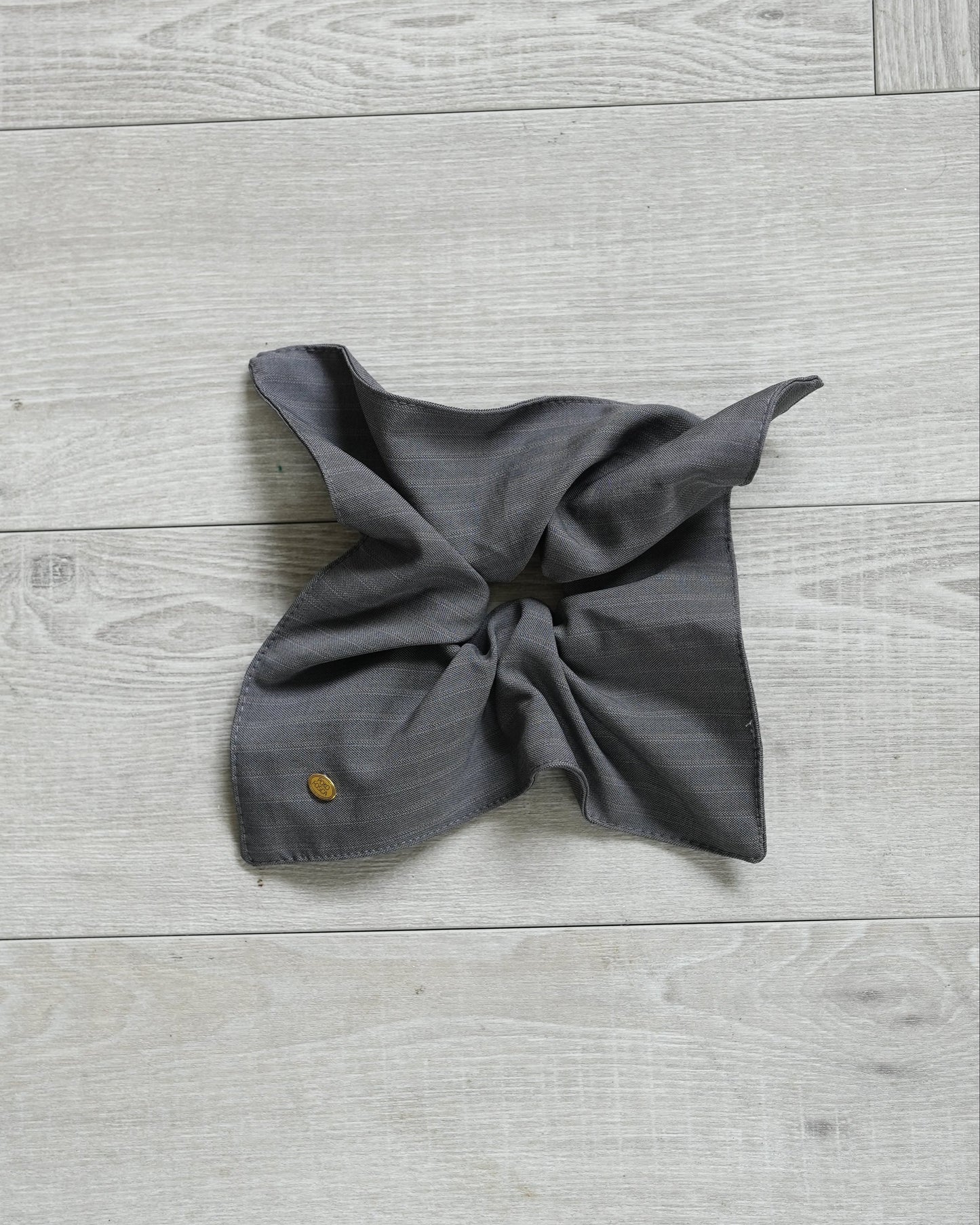 square stripe scrunchie