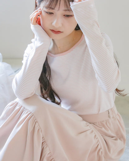 umm logo tops【baby pink】