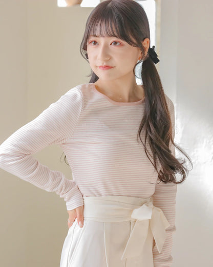 umm logo tops【baby pink】