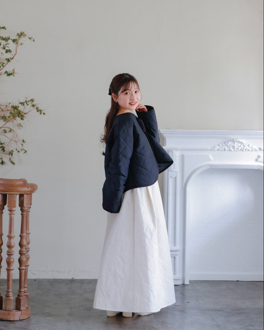 Ribbon quilting coat