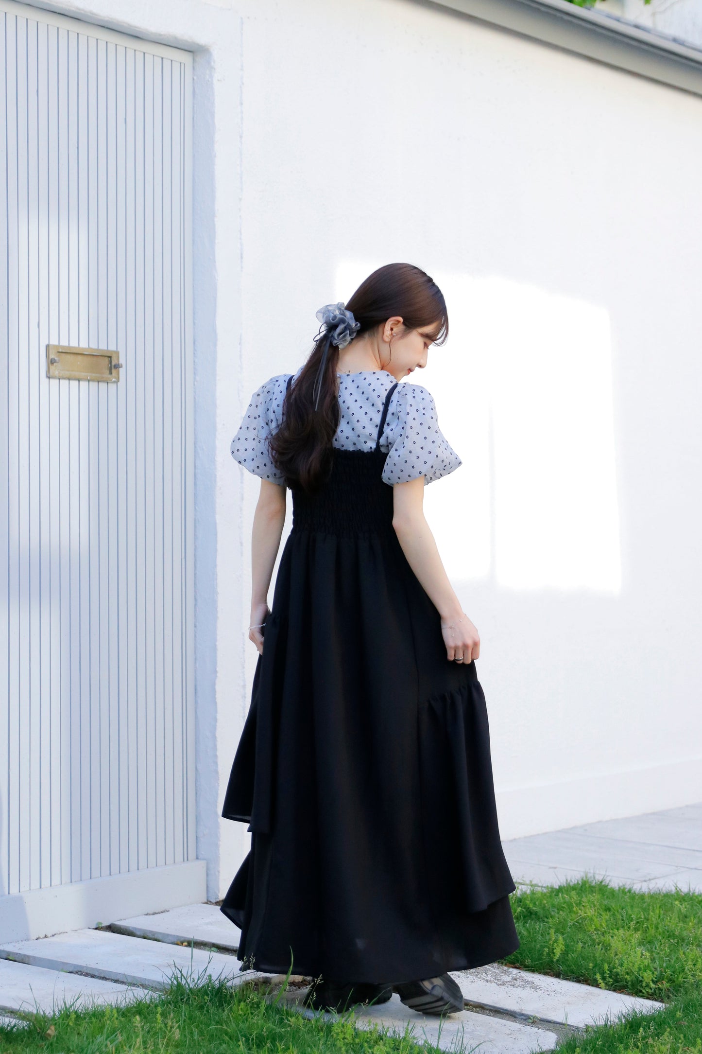 【restock】asimée tiered camisole onepiece