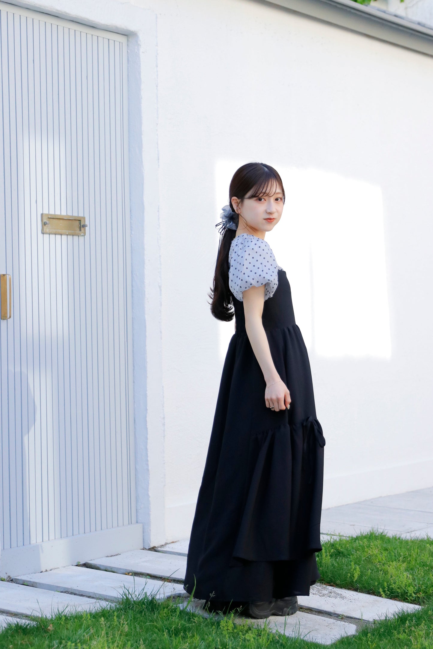 【restock】asimée tiered camisole onepiece