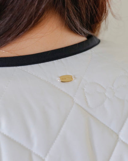 Ribbon quilting coat