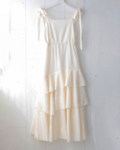 tiered ribbon camisole onepiece