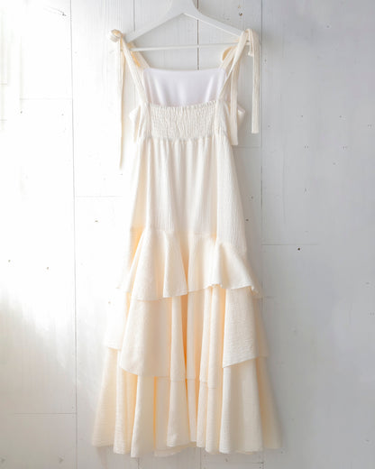 tiered ribbon camisole onepiece